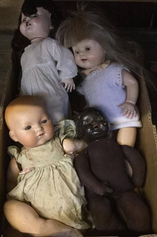 Various dolls